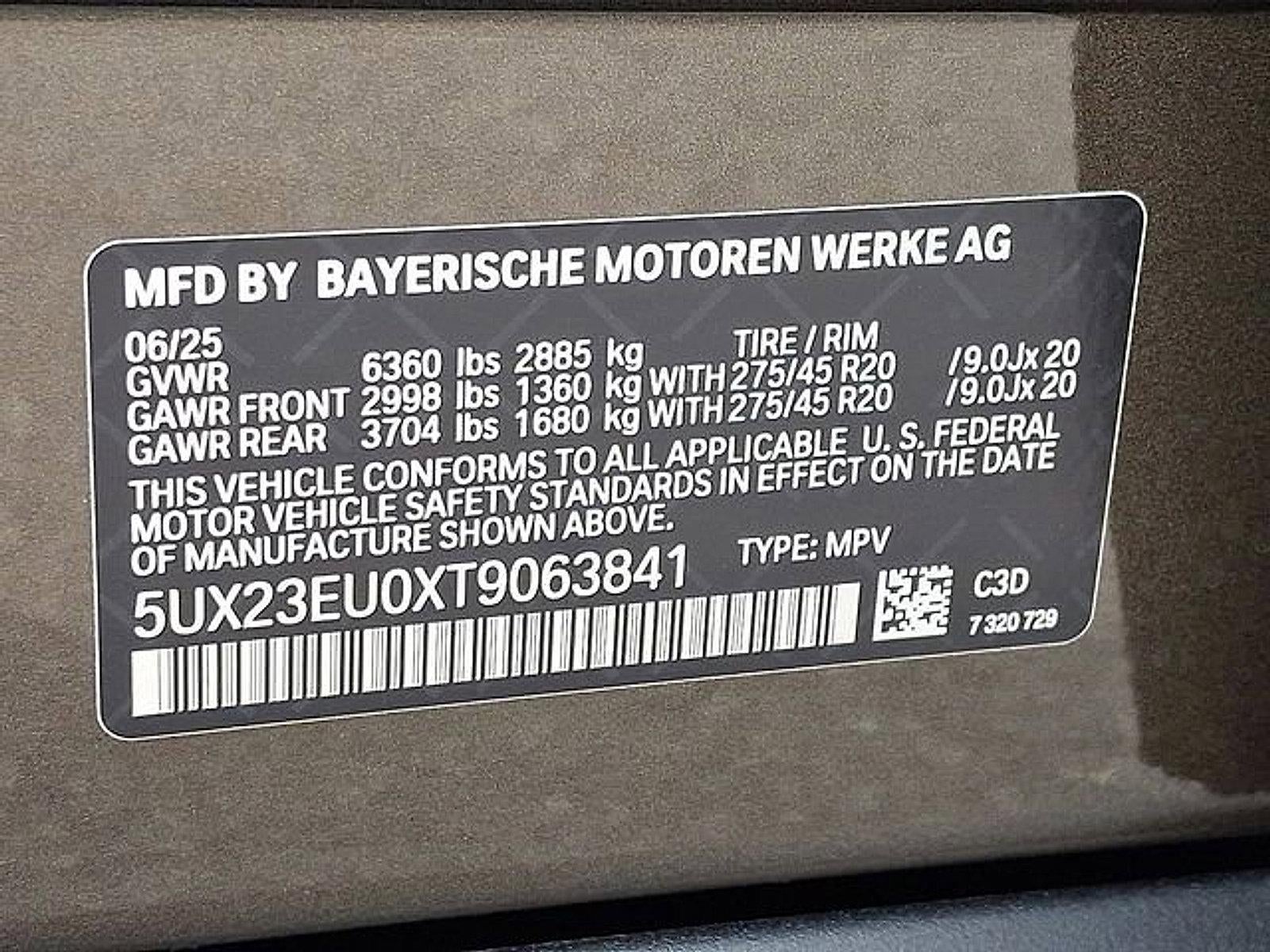 2026 BMW X5 xDrive40i Sports Activity Vehicle