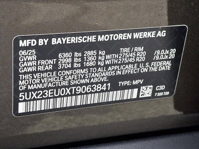 2026 BMW X5 xDrive40i Sports Activity Vehicle