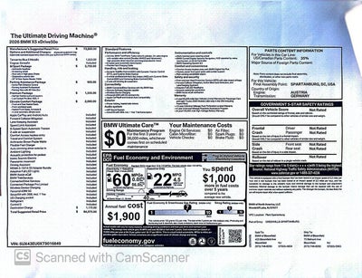 2026 BMW X5 xDrive50e Plug-In Hybrid