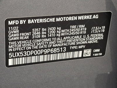 2023 BMW X3 xDrive30i Sports Activity Vehicle