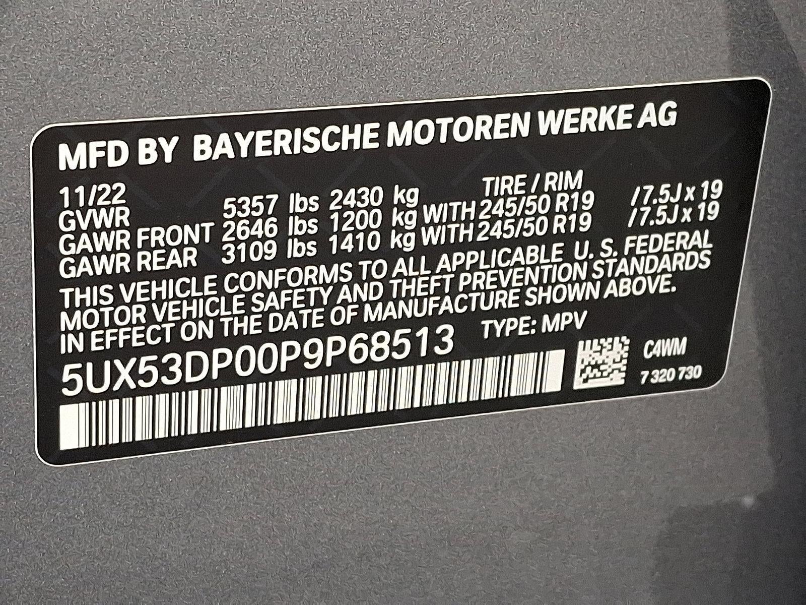 2023 BMW X3 xDrive30i Sports Activity Vehicle