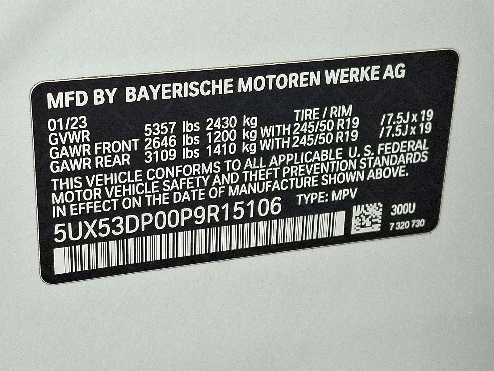 2023 BMW X3 xDrive30i Sports Activity Vehicle