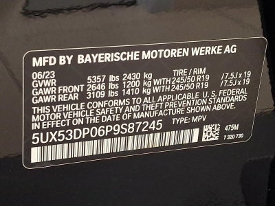 2023 BMW X3 xDrive30i Sports Activity Vehicle