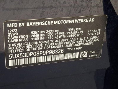 2023 BMW X3 xDrive30i Sports Activity Vehicle