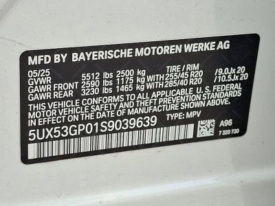 2025 BMW X3 30 xDrive Sports Activity Vehicle