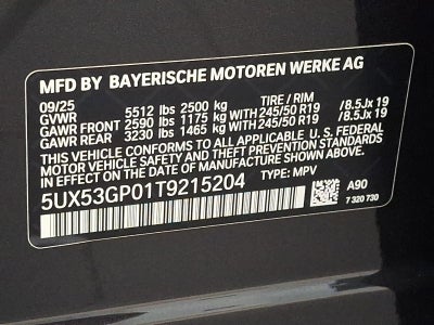 2026 BMW X3 30 xDrive Sports Activity Vehicle