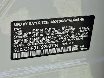 2026 BMW X3 30 xDrive Sports Activity Vehicle
