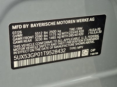 2026 BMW X3 30 xDrive Sports Activity Vehicle