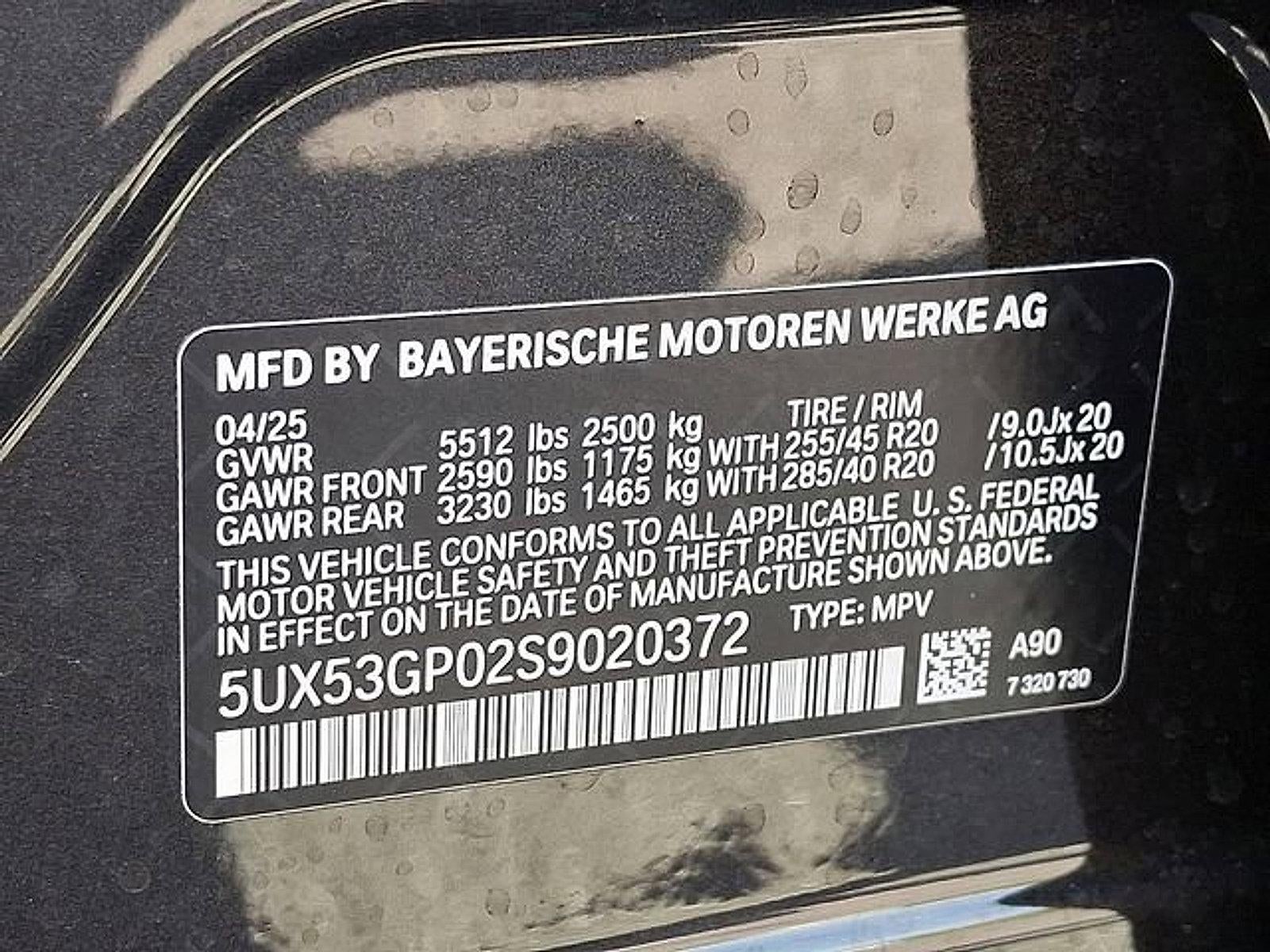 2025 BMW X3 30 xDrive Sports Activity Vehicle