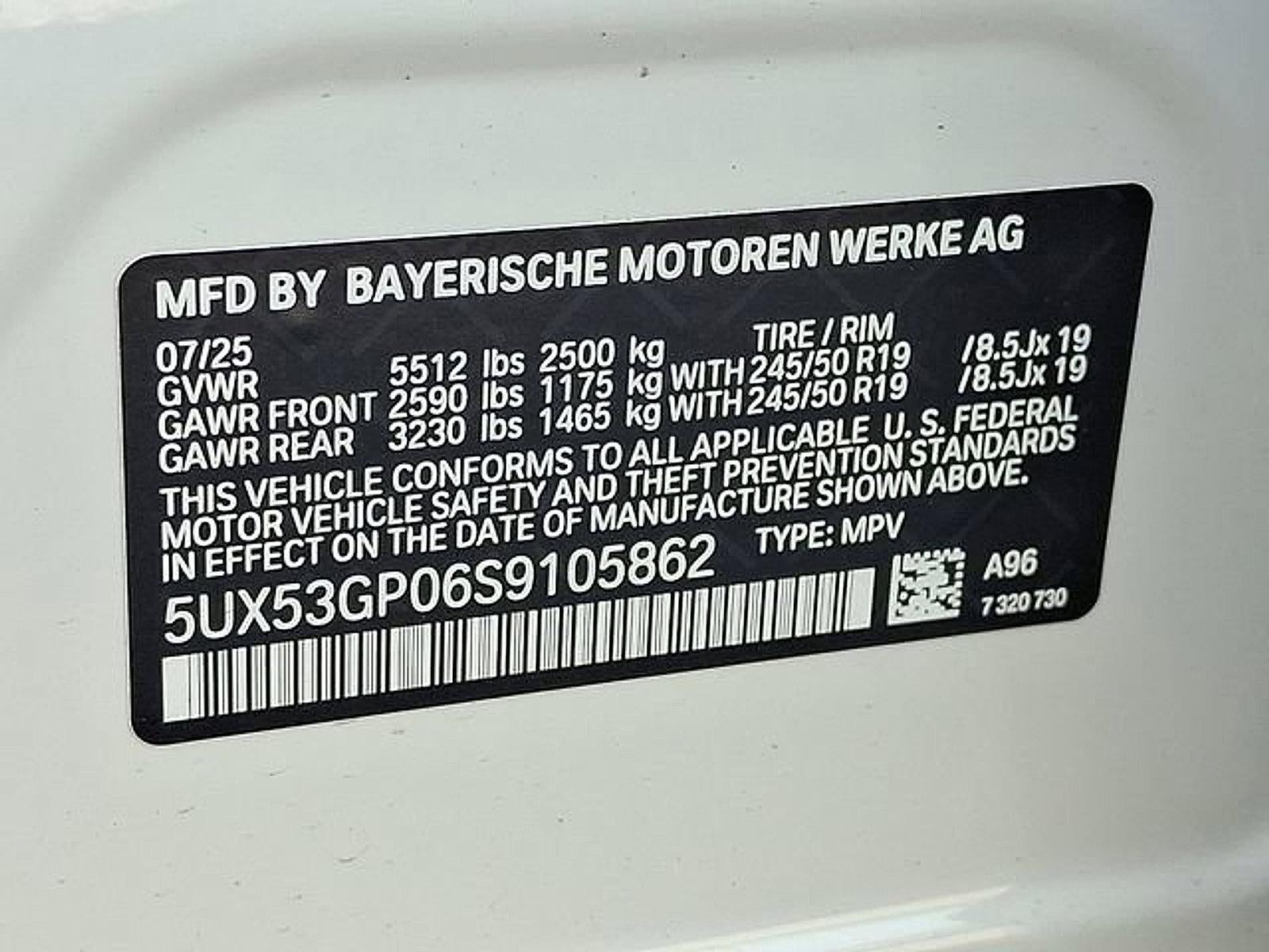 2025 BMW X3 30 xDrive Sports Activity Vehicle