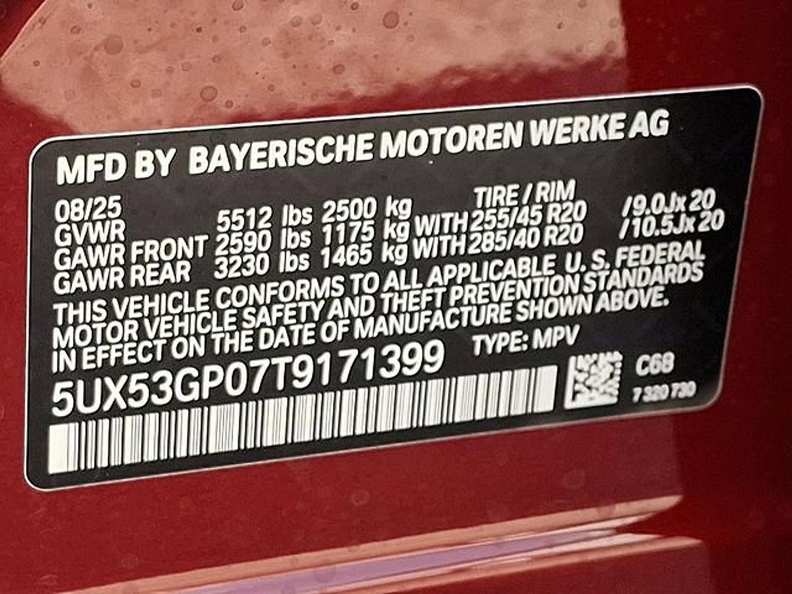 2026 BMW X3 30 xDrive Sports Activity Vehicle