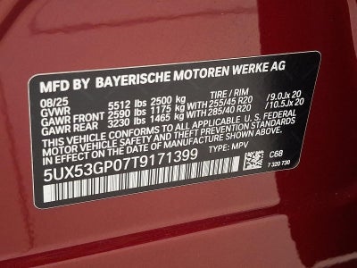 2026 BMW X3 30 xDrive Sports Activity Vehicle