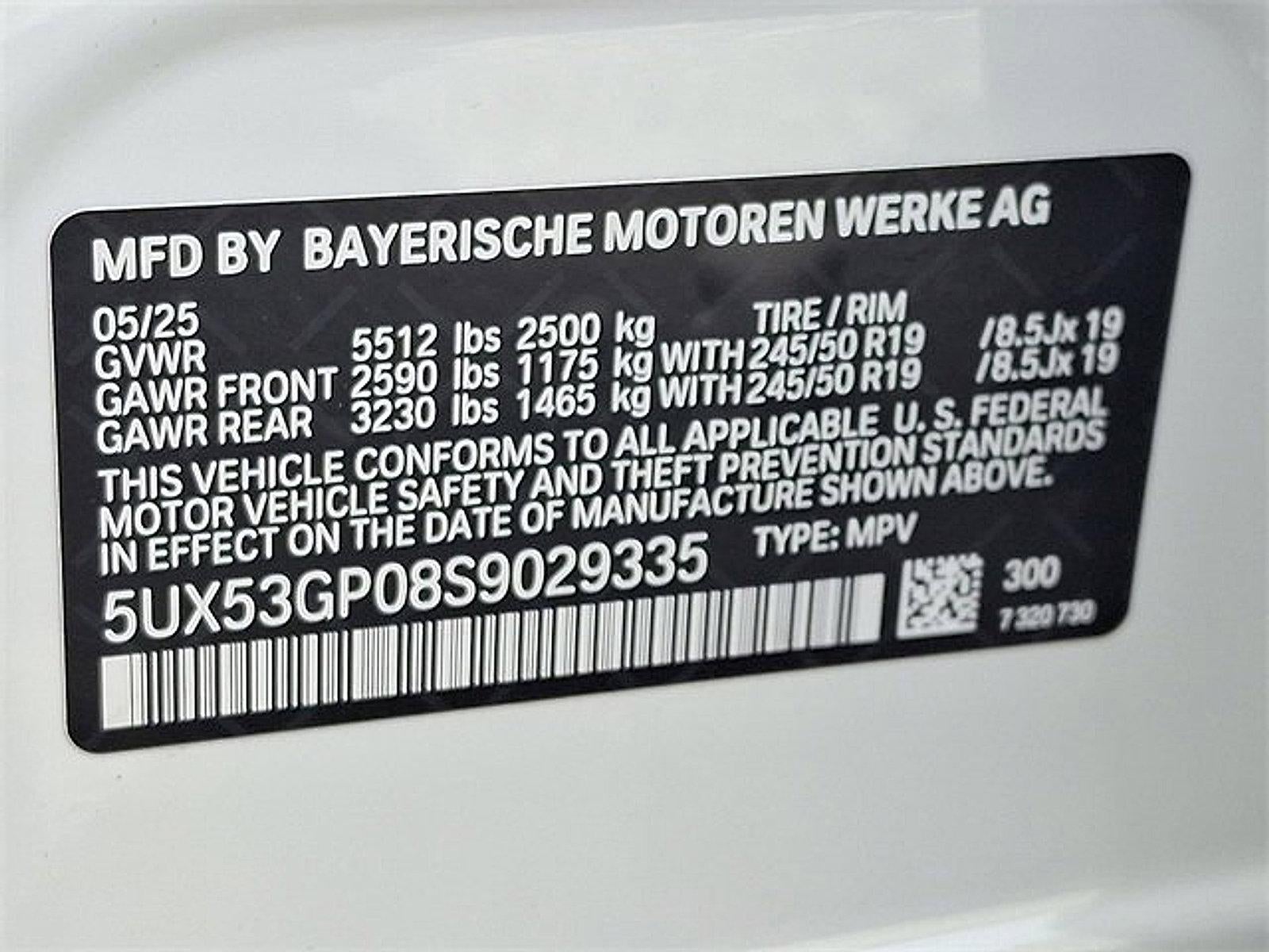 2025 BMW X3 30 xDrive Sports Activity Vehicle
