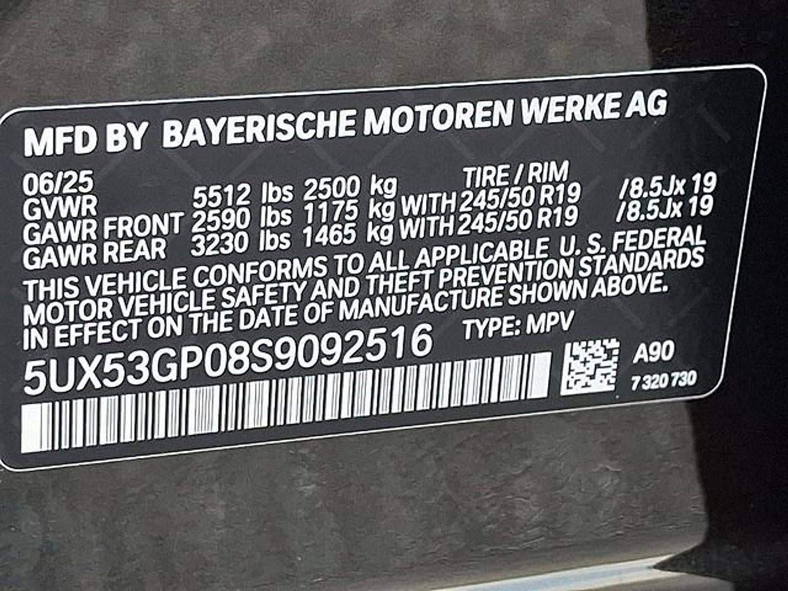 2025 BMW X3 30 xDrive Sports Activity Vehicle