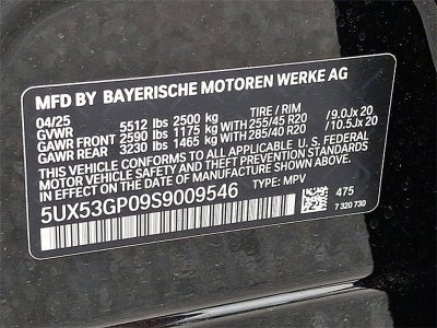 2025 BMW X3 30 xDrive Sports Activity Vehicle