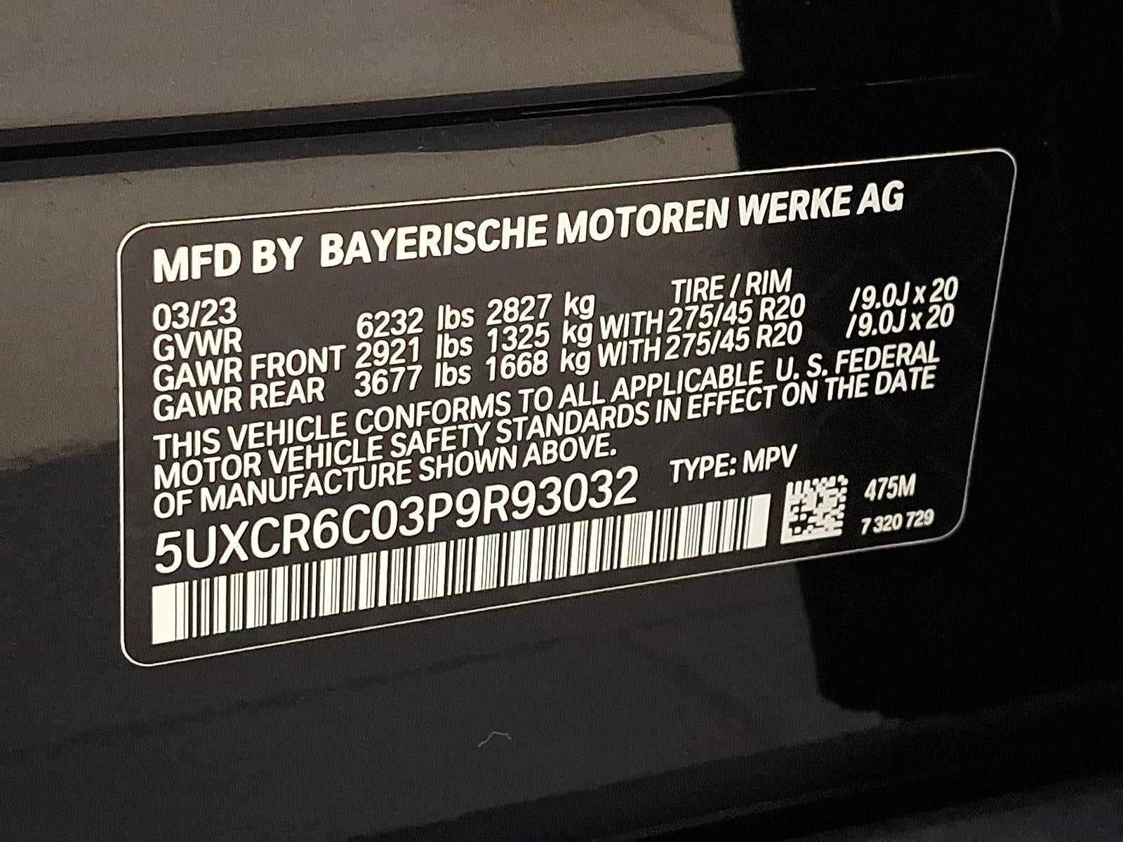 2023 BMW X5 xDrive40i Sports Activity Vehicle