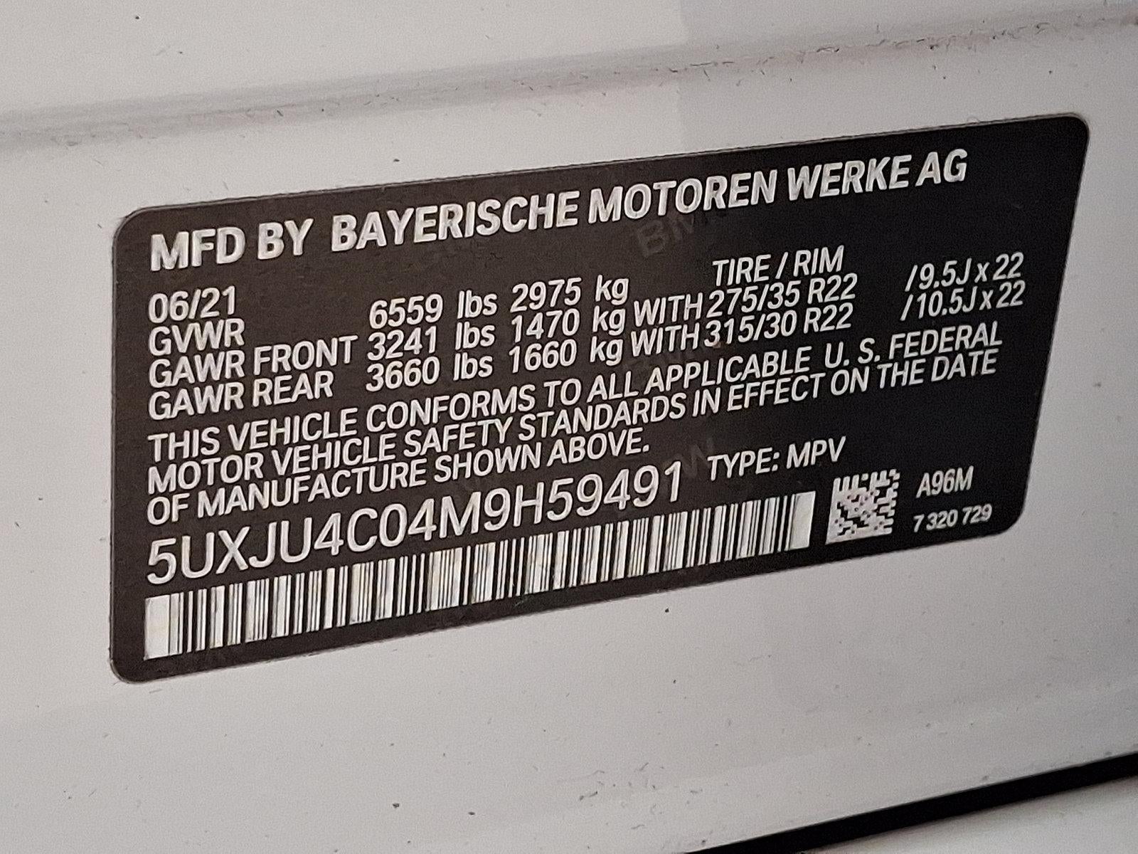 2021 BMW X5 M50i Sports Activity Vehicle