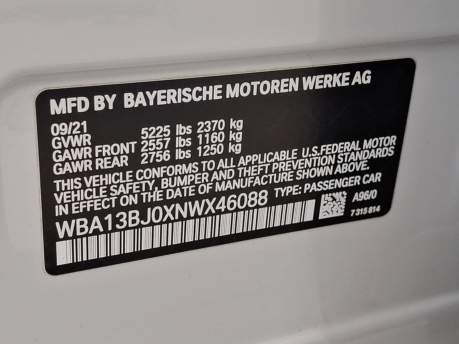 2022 BMW 530i xDrive Sedan