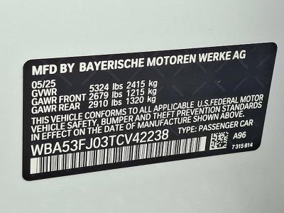 2026 BMW 530i xDrive Sedan