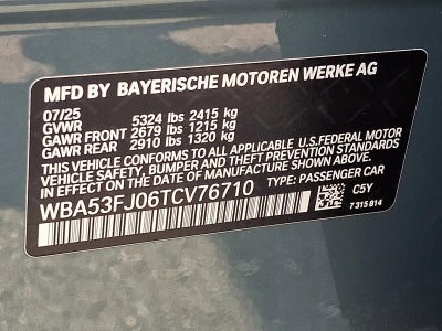 2026 BMW 530i xDrive Sedan