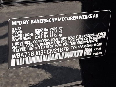 2023 BMW 540i xDrive Sedan