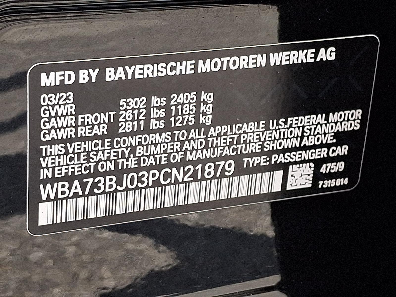 2023 BMW 540i xDrive Sedan