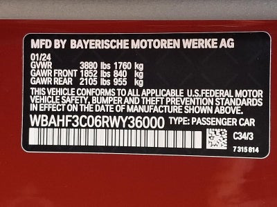 2024 BMW Z4 sDrive30i Roadster