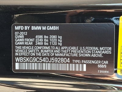 2013 BMW M3 M3 Coupe