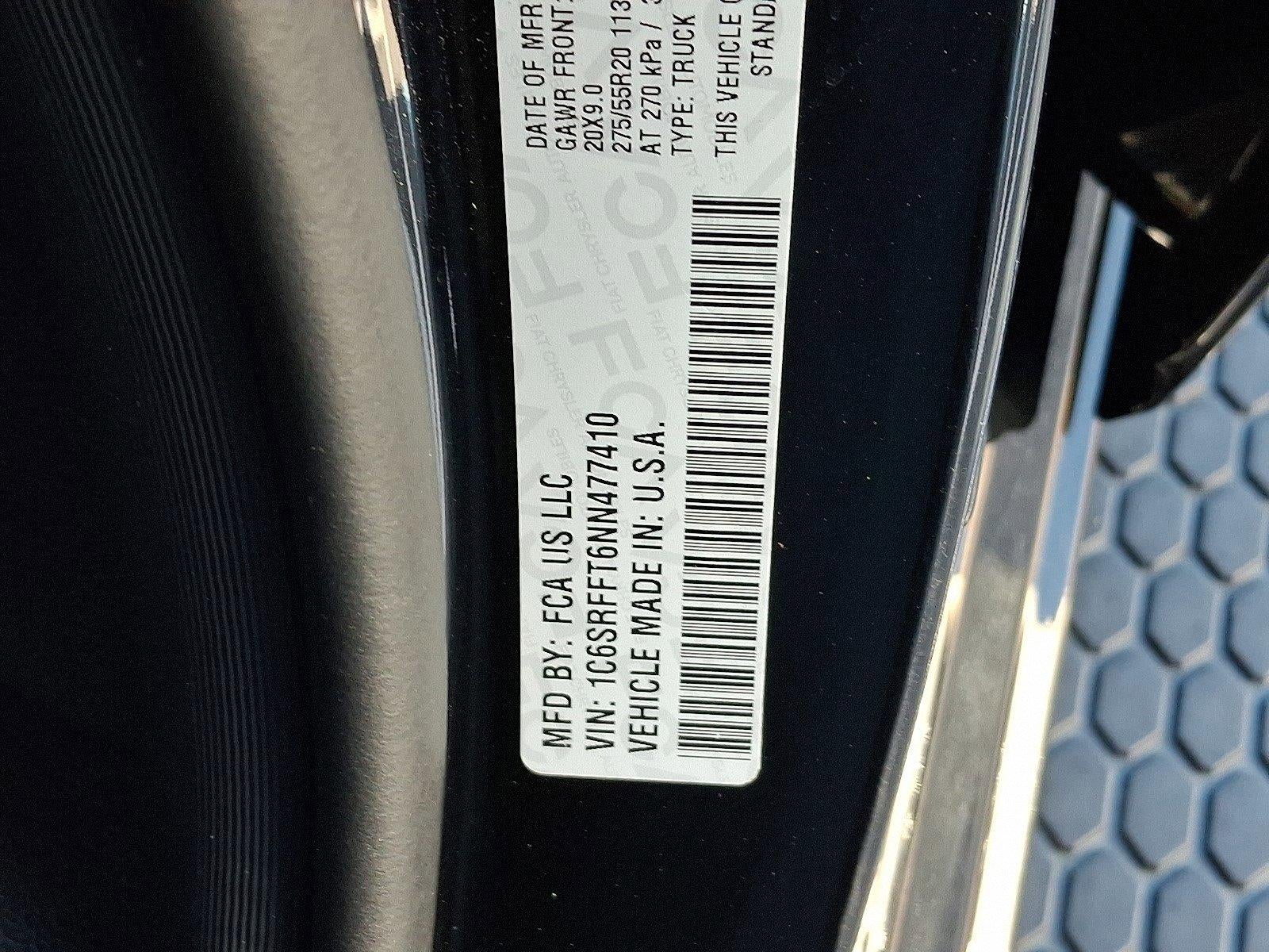 2022 RAM 1500 Big Horn 4x4 Crew Cab 5'7" Box