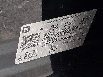 2019 Chevrolet Suburban 4WD 1500 LT