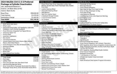 2024 Mazda Mazda CX-5 2.5 S Preferred Package AWD