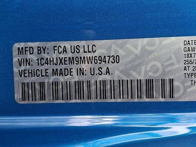 2021 Jeep Wrangler Unlimited Sahara Altitude