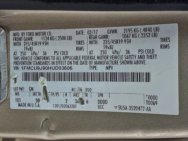 2017 Ford Escape Titanium