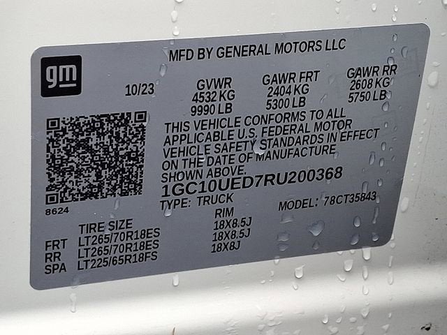 2024 Chevrolet Silverado EV Work Truck