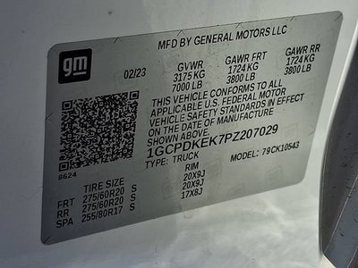 2023 Chevrolet Silverado 1500 LT (2FL)