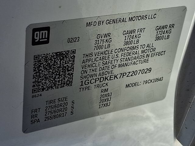 2023 Chevrolet Silverado 1500 LT (2FL)