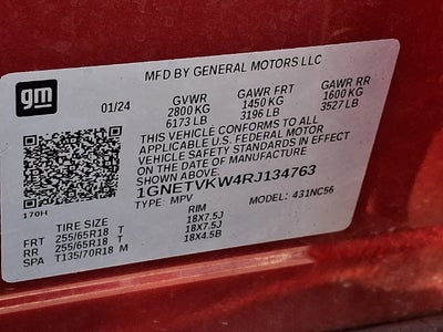 2024 Chevrolet Traverse Limited LT Cloth