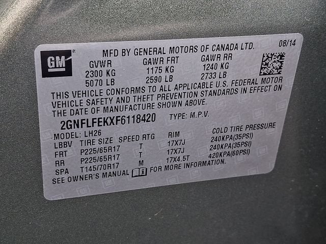 2015 Chevrolet Equinox LT