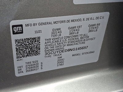 2022 Chevrolet Silverado 1500 LTD LT