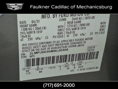 2021 Lincoln Nautilus Reserve