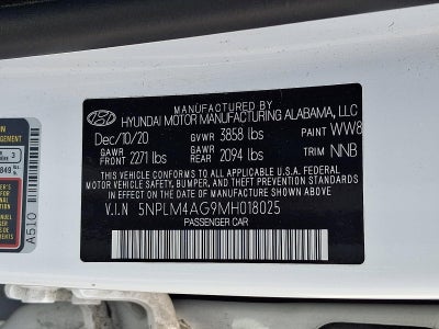 2021 Hyundai ELANTRA SEL IVT