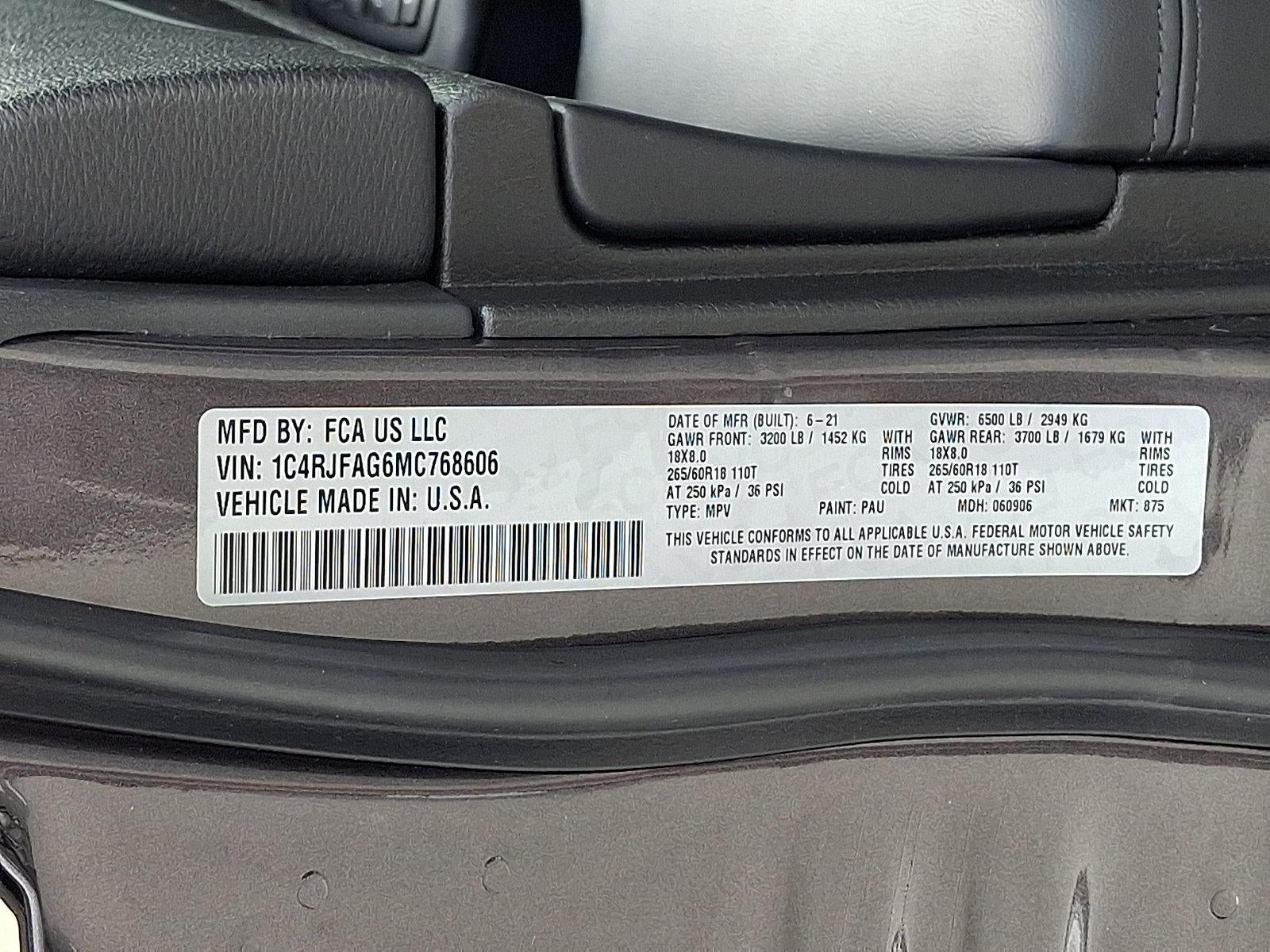 2021 Jeep Grand Cherokee Laredo E