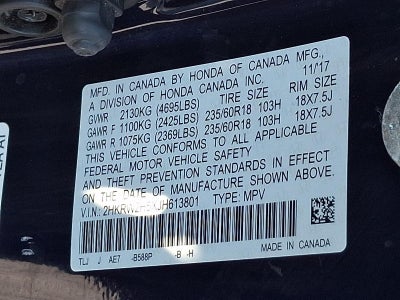 2018 Honda CR-V EX