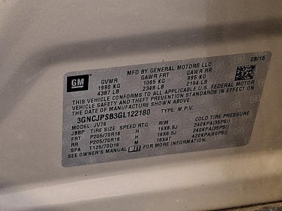 2016 Chevrolet Trax LT