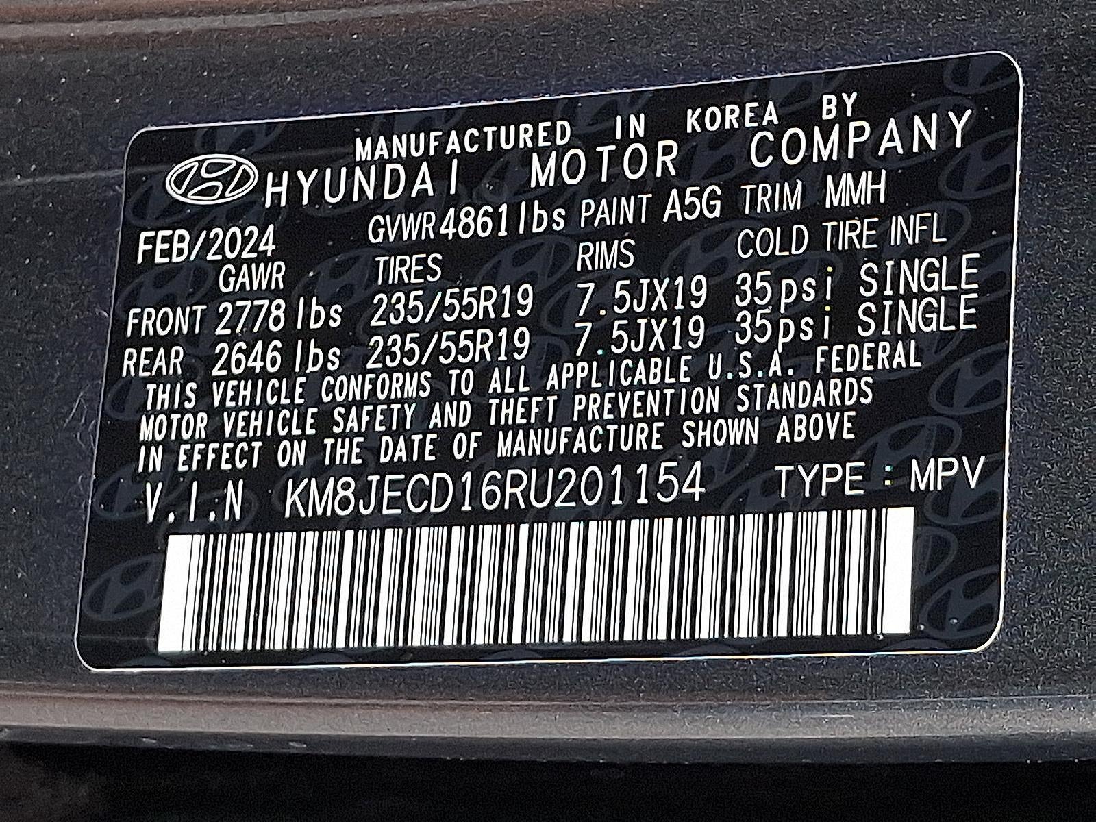 2024 Hyundai TUCSON Hybrid Limited