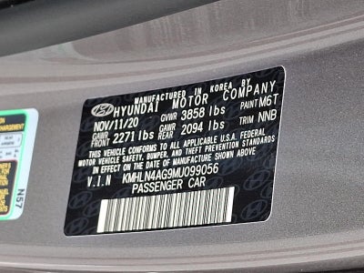 2021 Hyundai ELANTRA SEL