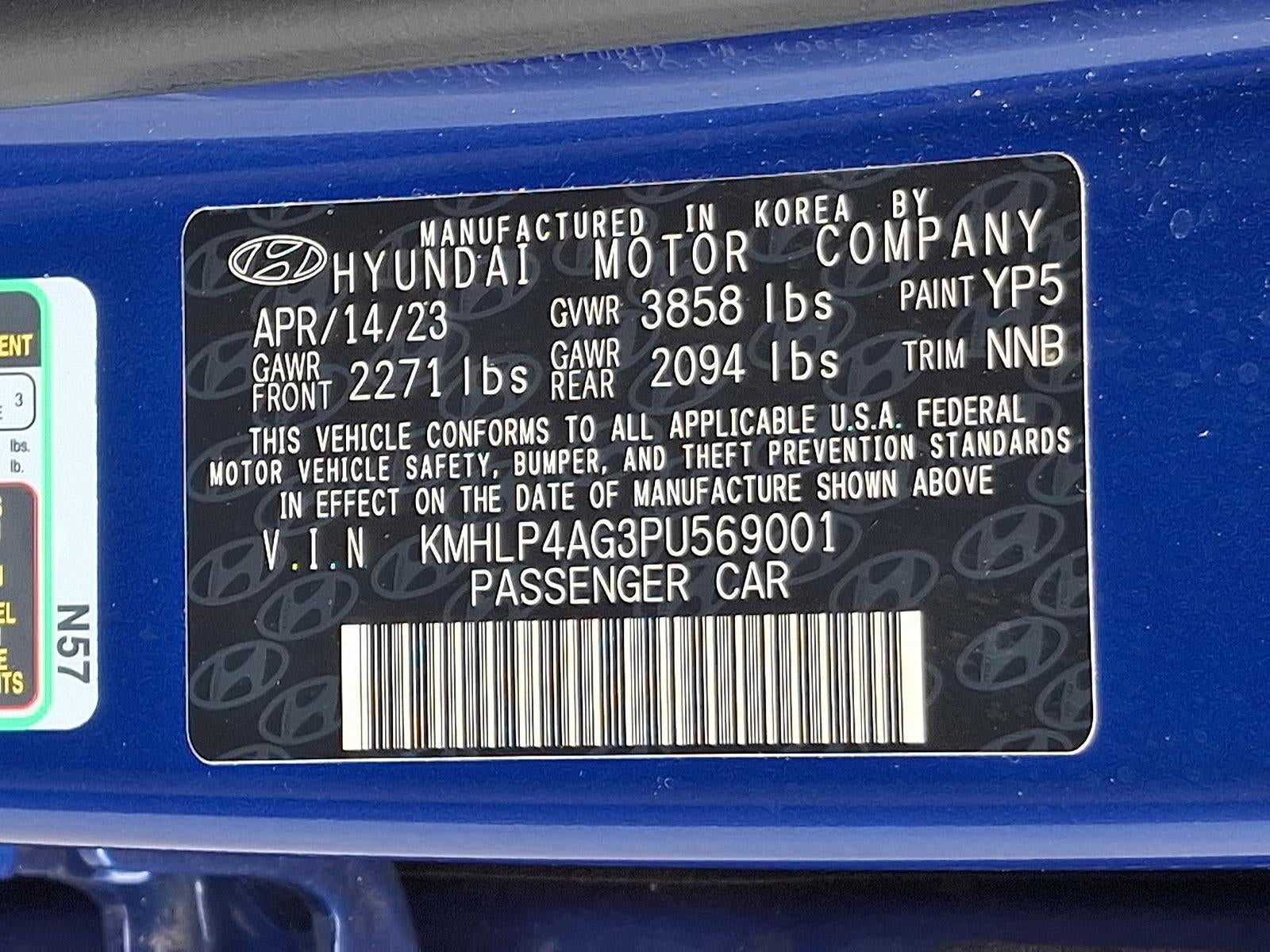 2023 Hyundai ELANTRA Limited