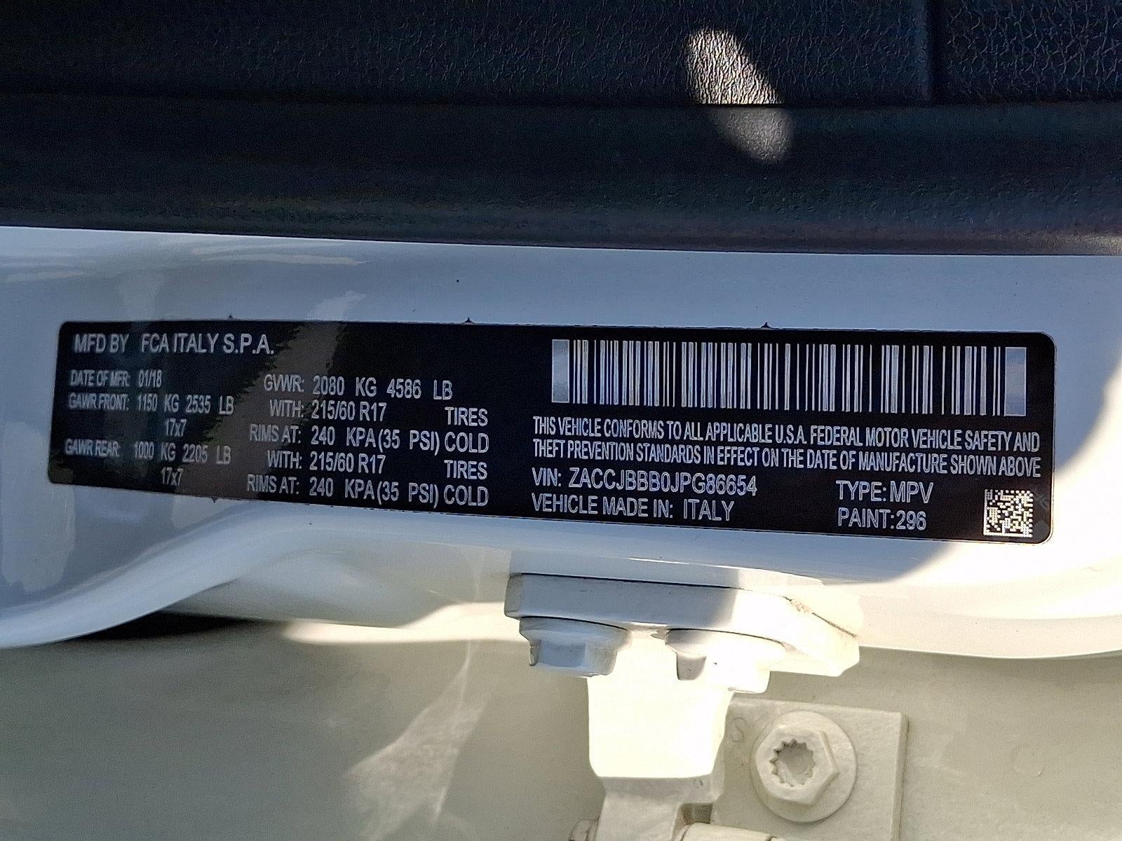 2018 Jeep Renegade Latitude