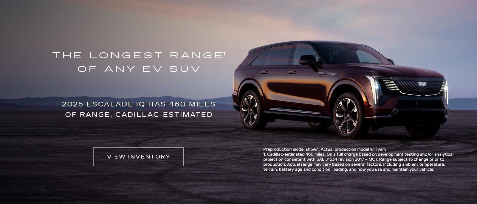 THE LONGEST RANGE OF ANY EV SUV