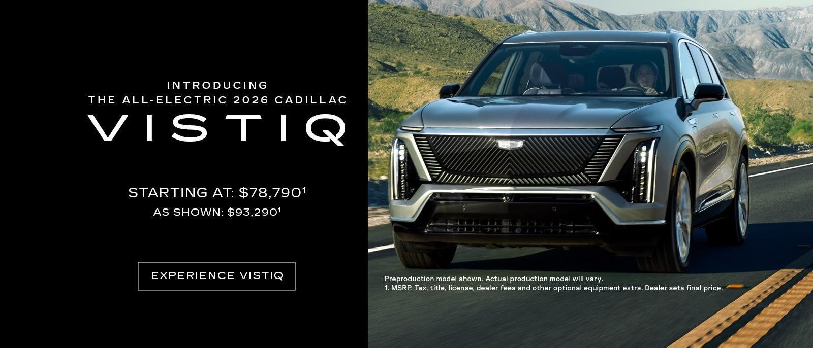 2026 CADILLAC VISTIQ